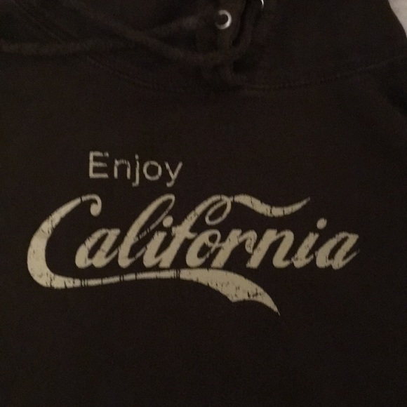 Hoodie California coke Brown chocolate pullover - Picture 4 of 8